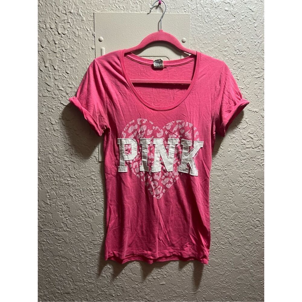 PINK By Victoria’s Secret Pink T-Shirt Woman’s Size Medium Flawed